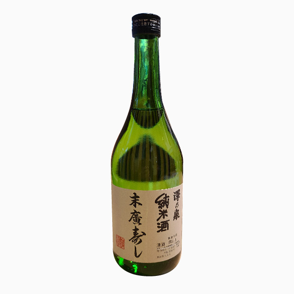 澤の泉　純米酒720㎖　末廣寿司ラベル